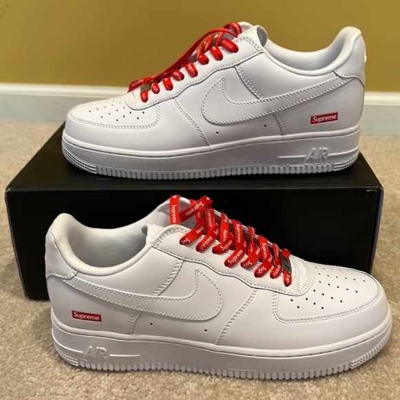 COPY - Supreme /Nike Air Force 1 Low White Size 8 - Picture 7 of 10